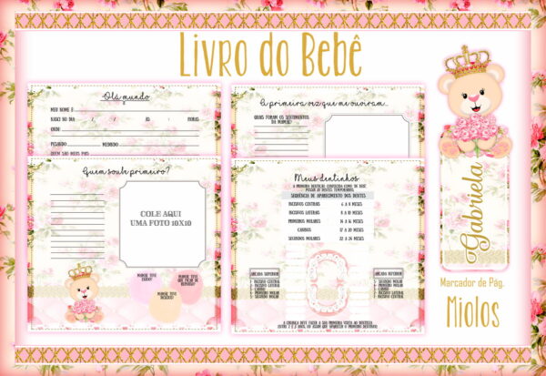 Livro do Bebê Ursinha Princesa I