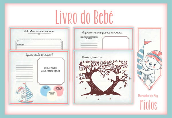 Livro do Bebê Ursinha Surfista