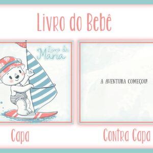 Livro do Bebê Ursinha Surfista