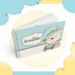 livro do bebe ursinho vintage arquivo digital lembrancas