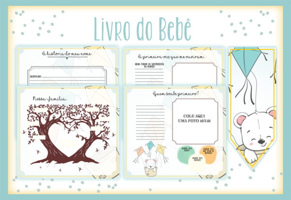 Livro do Bebê Ursinho Voador