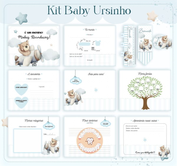 Livro do Bebê Urso Baby Menino
