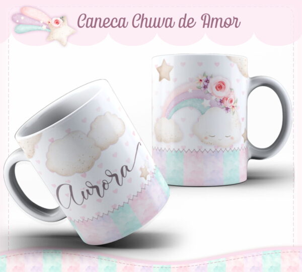 Livro e Caderneta Chuva de Amor Rosinha