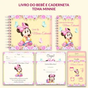 Livro e Caderneta Minnie Baby 36 Livro e Caderneta Minnie Baby
