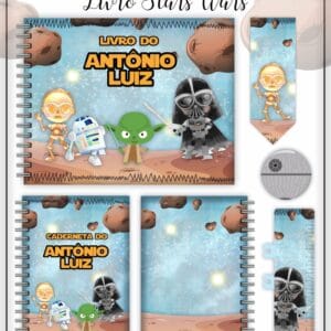 Livro e Caderneta Vacina Star Wars