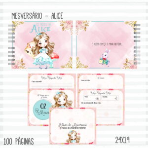 Livro Mêsversário Alice Rosa - Arquivo Digital