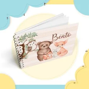 Livro Mêsversário Animais Menino 11 Livro Mêsversário Animais Menino
