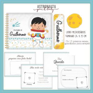 Livro Mesversário Astronauta