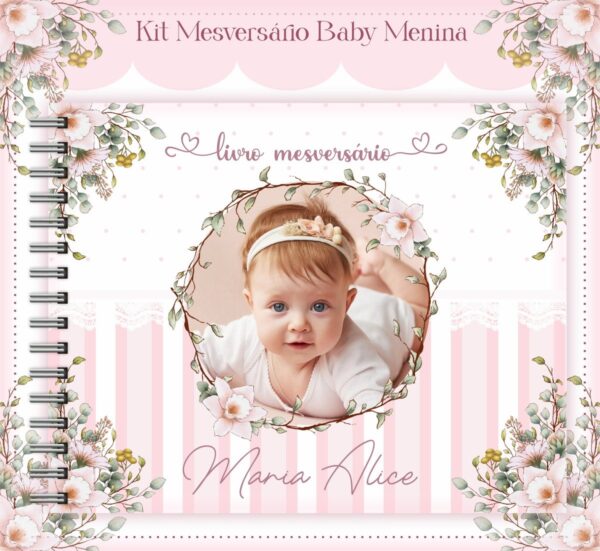 Livro Mesversário Baby Menina