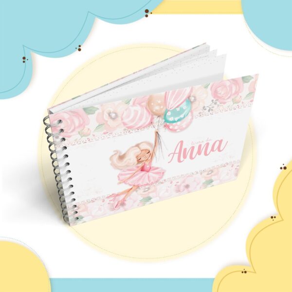 Livro Mêsversário Bailarina