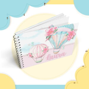 Livro Mêsversário Balão de Ar Menina - Arquivo Digital 3 Livro Mêsversário Balão de Ar Menina - Arquivo Digital