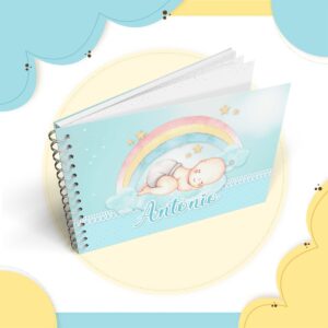 Livro Mêsversário Bebê Arco Irís Menino