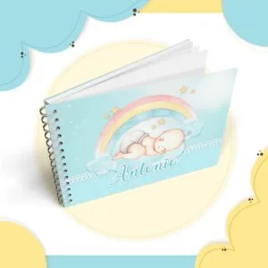 Livro Mêsversário Bebê Arco Irís Menino 24 Livro Mêsversário Bebê Arco Irís Menino