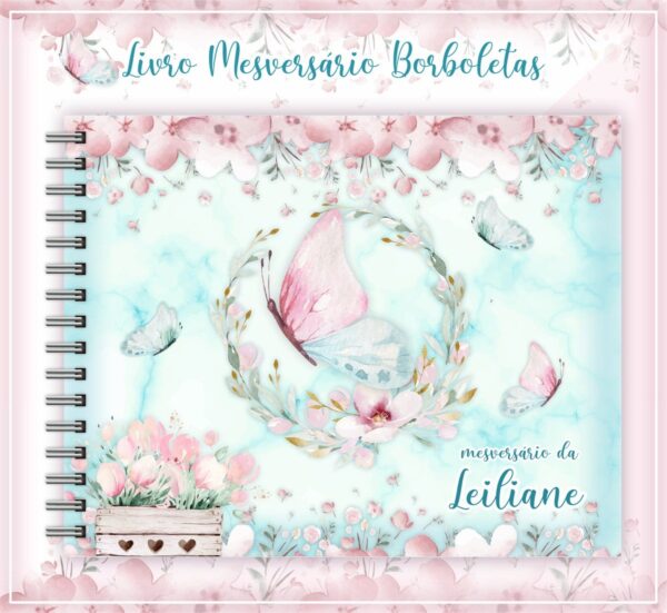 Livro Mesversário Borboletas