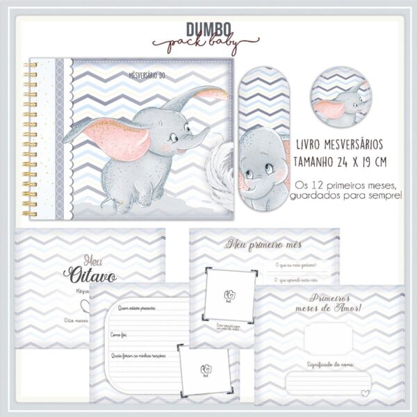Livro Mesversário Dumbo