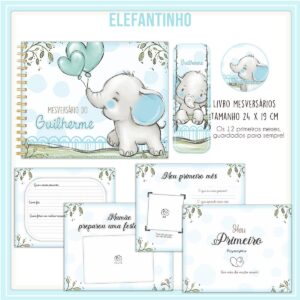 Livro Mesversário Elefantinho