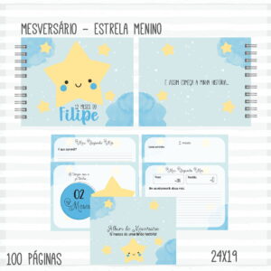 Livro Mêsversário Estrela Menino - Arquivo Digital