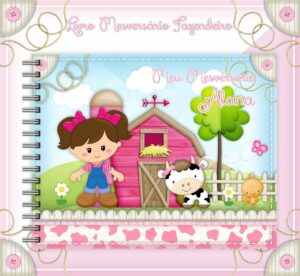 Livro Mesversário Fazendinha Menina