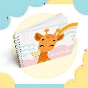 Livro Mêsversário Girafinha 24 Livro Mêsversário Girafinha