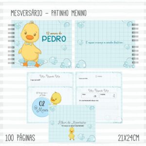 Livro Mêsversário Patinho
