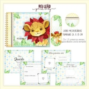 Livro Mesversário Rei Leão 15 Livro Mesversário Rei Leão