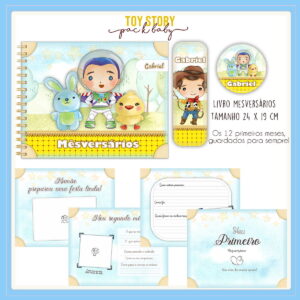 Livro Mesversário Toy Story - Arquivo Digital 8 Livro Mesversario Toy Story Arquivo Digital