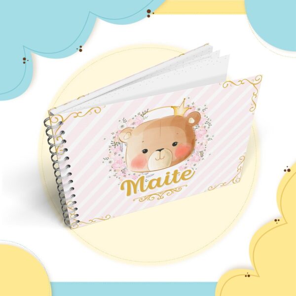 Livro Mêsversário Ursinha Princesa