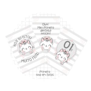 Livro Primeiro Ano em Fotos Gatinha