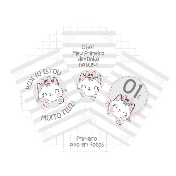 Livro Primeiro Ano em Fotos Gatinha