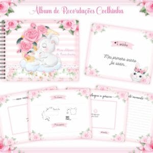 Livro Recordações Bebê Coelhinha