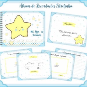 Livro Recordações Bebê Estrelinha Menina
