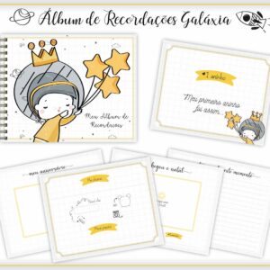 Livro Recordações Bebê Galáxia - Arquivo Digital