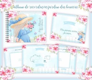 Livro Recordações Bebê Jardim das Bonecas