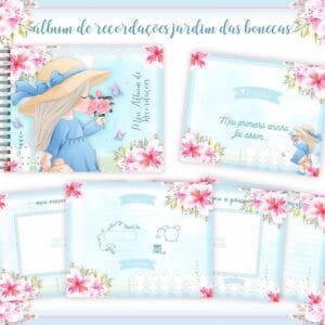 Livro Recordações Bebê Jardim das Bonecas