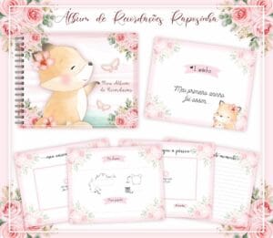 Livro Recordações Bebê Raposinha