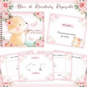 Livro Recordações Bebê Raposinha