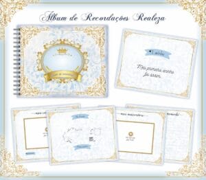 Livro Recordações Bebê Realeza