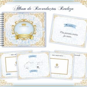 Livro Recordações Bebê Realeza