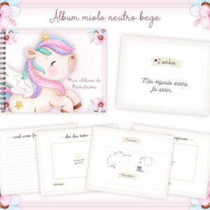 Livro Recordações Bebê Unicórnio
