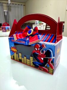 Maletinha Páscoa Homem Aranha