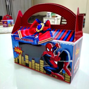 Maletinha Páscoa Homem Aranha