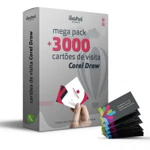 Mega Pacote Cartões De Visita Vetores Corel Draw Editavel