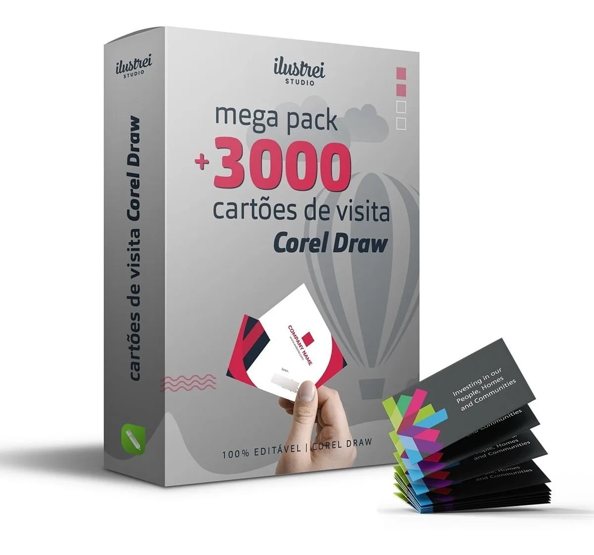 Mega Pacote Cartões De Visita Vetores Corel Draw Editavel