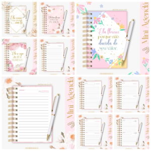 Mini Agenda A6 2026 - Arquivo Digital
