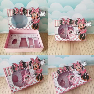 Mini Confeiteiro Minnie Rosa - Arquivo Digital 23 Mini Confeiteiro Minnie Rosa - Arquivo Digital