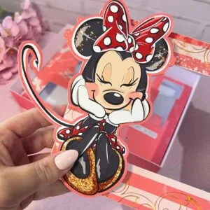 Mini Confeiteiro Páscoa Minnie Vermelha 32 Mini Confeiteiro Páscoa Minnie Vermelha