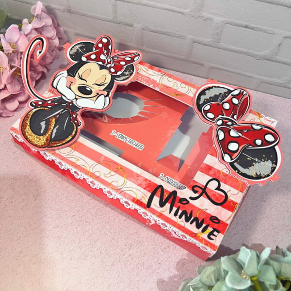 Mini Confeiteiro Páscoa Minnie Vermelha