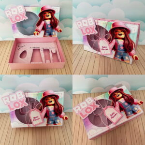 Mini Confeiteiro Roblox Menina - Arquivo Digital