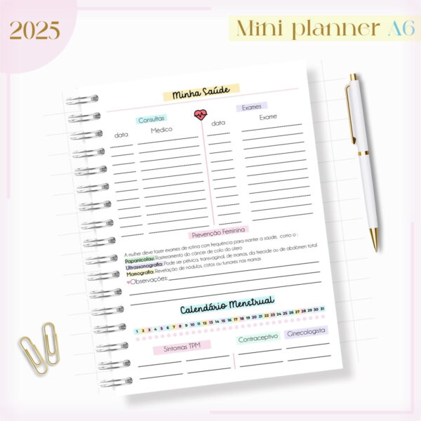 Mini Planner A6 2025