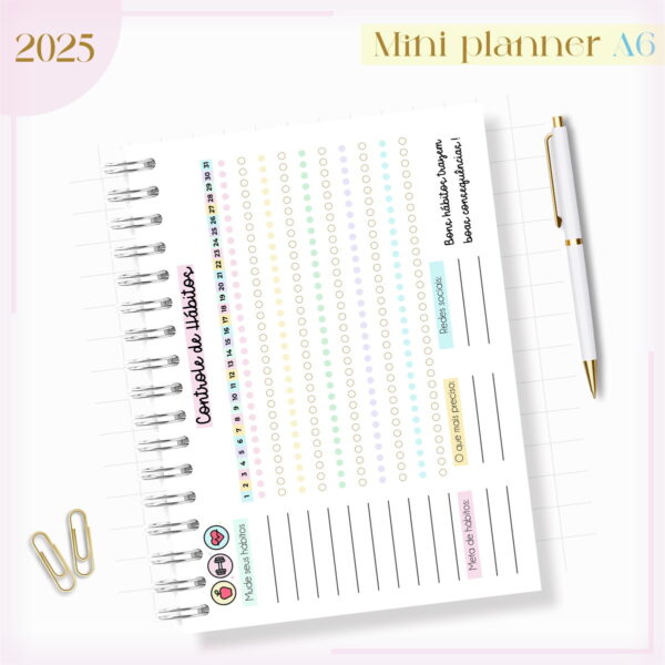 Mini Planner A6 2025